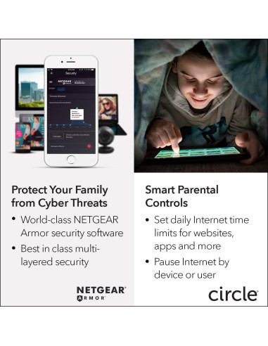 Módem por Cable Netgear Orbi CBR40 + Enrutador WiFi AC2200