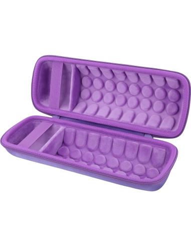 Funda Dura Impermeable Khanka para JBL Flip 7/6 - Púrpura