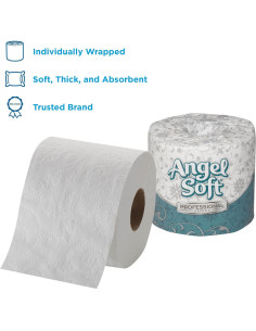 Papel Higiénico Angel Soft Georgia-Pacific 80 Rollos 450 Hojas 2