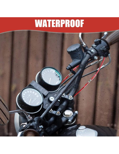 200 Conectores de Cable Termocontraíbles Camtek Rojo 22-18 AWG