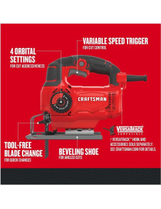 Sierra de Vaivén CRAFTSMAN CMES610, 5A, 3000 SPM, 4 Orbitales 2