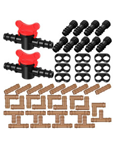 Kit de Riego por Goteo 47 Piezas Outus con Conectores 16mm