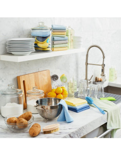 Escurridor de Fregadero Sur La Table Acero Inoxidable Negro 2