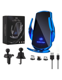 Cargador Inalámbrico para Automóvil LFNOWN 15W con Soporte