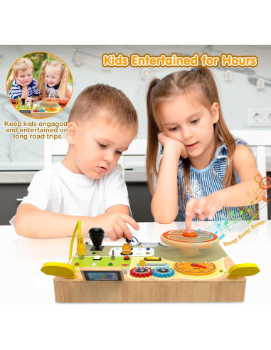 Tablero de Actividades Montessori JGOBUB para Bebés 0.96kg