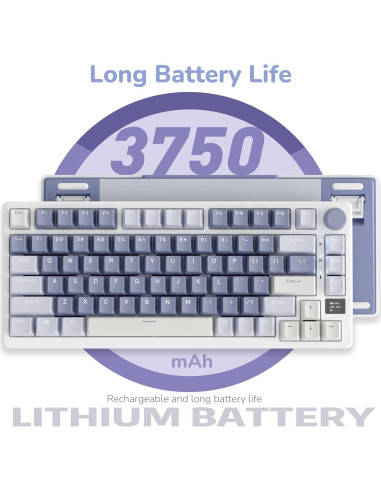 Teclado Mecánico RK Royal Kludge M75 75% RGB Bluetooth