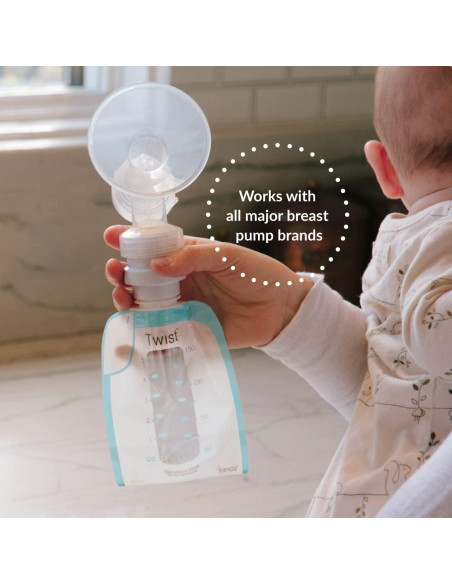 Kiinde Twist Set de 6 Bolsas de Almacenamiento de Leche Materna