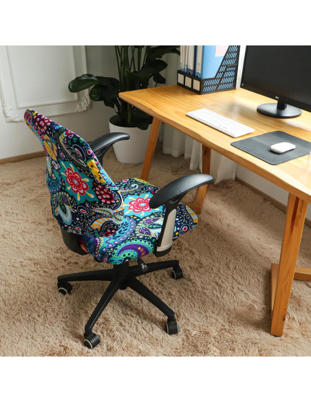 Funda Estirable para Silla de Oficina FORCHEER Boho 2 Piezas