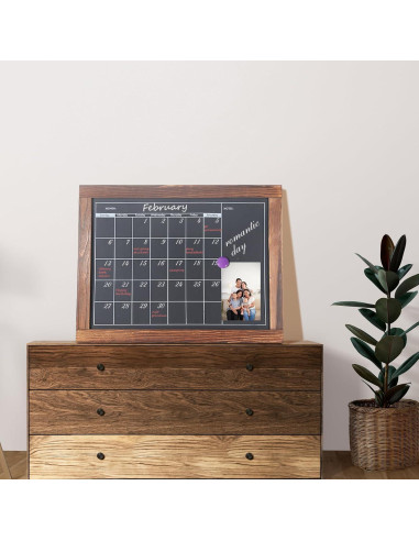 Calendario de Pizarra Magnética TONICE 30.48x40.64 cm Reutilizable