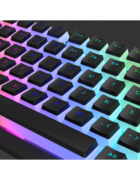 Womier Pudding Keycaps Set 165 Teclas PBT Negro Compatible