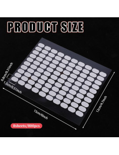 800 Pcs Cintas Adhesivas Doble Cara Piriuuo para Uñas 2