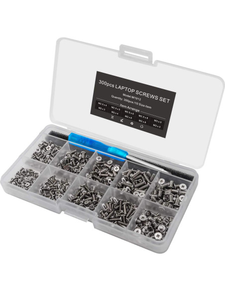 Kit de Tornillos para Laptop Mcsher 500 Piezas Phillips