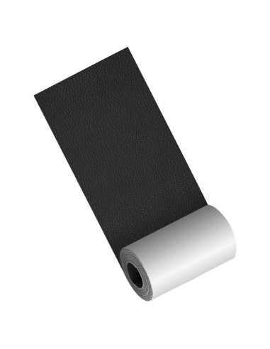 Parche de Reparación de Cuero Negro Jewkot 7.62x152.4 cm