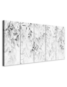 Lienzo Acústico artgeist 5 Piezas 150x60 cm Flores Naturaleza