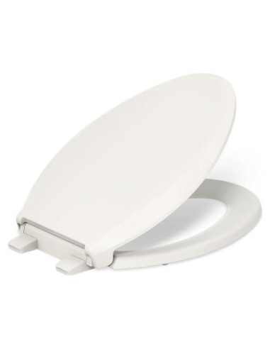 Asiento de Inodoro Alargado KOHLER 4636-RL-96 Cierre Suave Biscuit