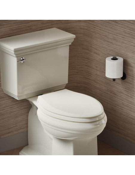 Asiento de Inodoro Alargado KOHLER 4636-RL-96 Cierre Suave Biscuit