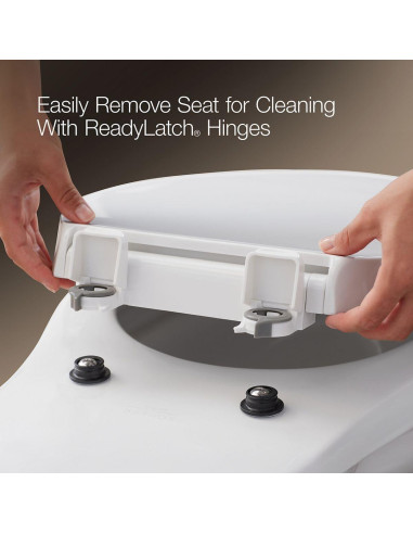 Asiento de Inodoro Alargado KOHLER 4636-RL-96 Cierre Suave Biscuit