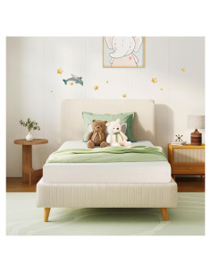 Colchón Twin 5 cm Espuma Viscoelástica Emerspring Té Verde