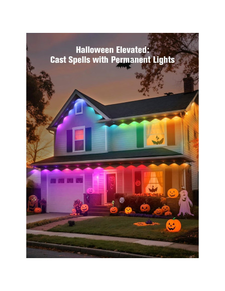 Luces Permanentes Exteriores JMEXSUSS 30.48m RGB IP67