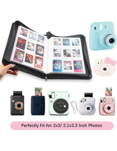 Álbum de Fotos Ruibytree 540 Bolsillos para Instax Mini Negro 2