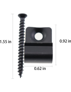 36 Clips de Inicio Acero Inoxidable ZHYOHEN para Decks Negros 2