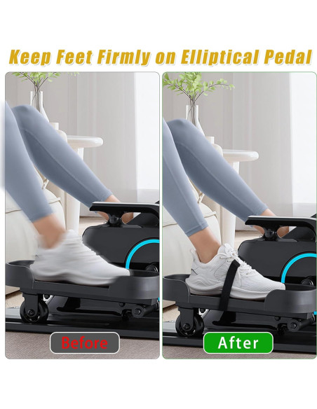 4 Correas de Pedal Antideslizantes Atvkov para Ejercitador