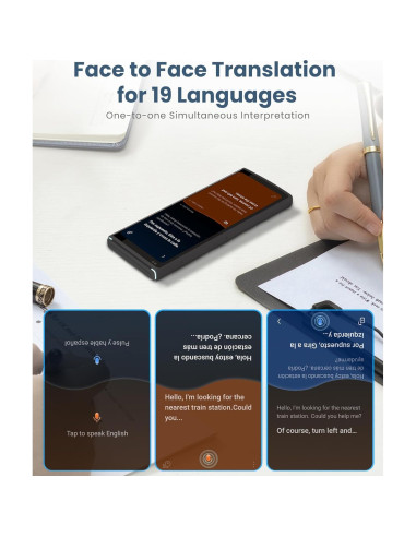 Traductor de Idiomas iFLYTEK, 60 Idiomas, 18 Paquetes Offline