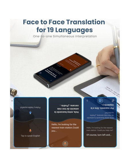Traductor de Idiomas iFLYTEK, 60 Idiomas, 18 Paquetes Offline Traductor de Idiomas iFLYTEK, 60 Idiomas, 18 Paquetes Offline