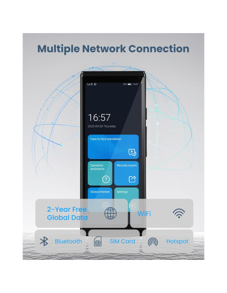 Traductor de Idiomas iFLYTEK, 60 Idiomas, 18 Paquetes Offline Traductor de Idiomas iFLYTEK, 60 Idiomas, 18 Paquetes Offline