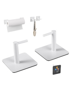 Soporte Magnético para Toallas de Papel GBESTWOOW Blanco 5.08x7.62 cm