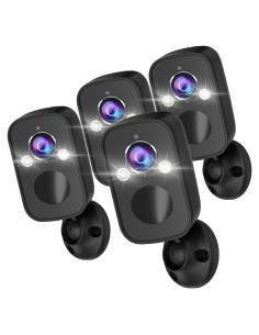 Cámaras de Seguridad Inalámbricas Rraycom 4 Pack 2K AI