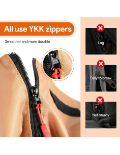 Bolsa Duffle Impermeable HOMQUIET 45L 2 en 1 para Viajar 2