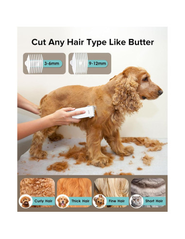 Cortadora de Pelo Inalámbrica Marvljojo para Perros y Gatos