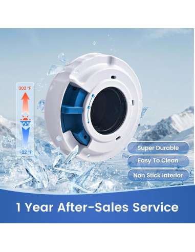 Tapa de dispensación Ninja Swirl 701 - Reemplazo ABS Blanco