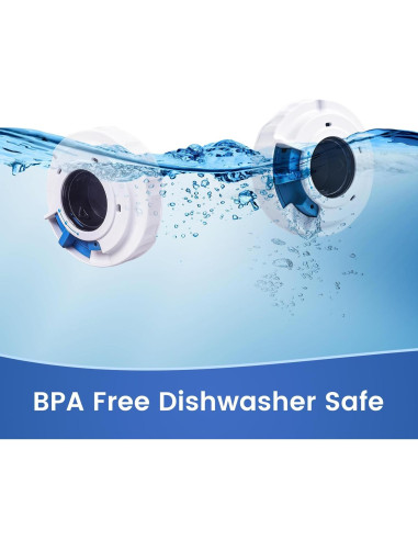 Tapa de dispensación Ninja Swirl 701 - Reemplazo ABS Blanco