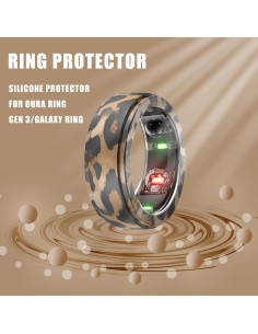 Paquete de 4 fundas de silicona Hyinus para Oura Ring Gen 3 - Tamaño S 2