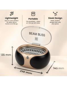 Limpiador Ultrasónico de Joyas BEAM BLISS 0.59L Acero Inoxidable 2