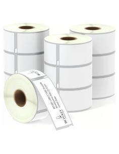 Etiquetas de Dirección BETCKEY 36mm x 89mm para DYMO 450 - 10 Rollos
