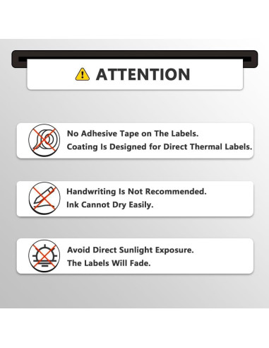 Etiquetas de Dirección BETCKEY 36mm x 89mm para DYMO 450 - 10 Rollos