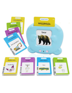 Tarjetas de Flash Bilingües MAYAPHILOS 224 Palabras Ruso/Inglés