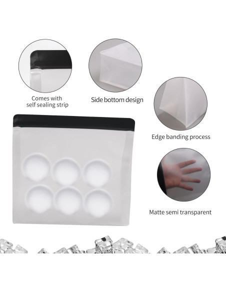 Bolsa de Almacenamiento de Hielo Reutilizable BECOKIT 2 Paquete