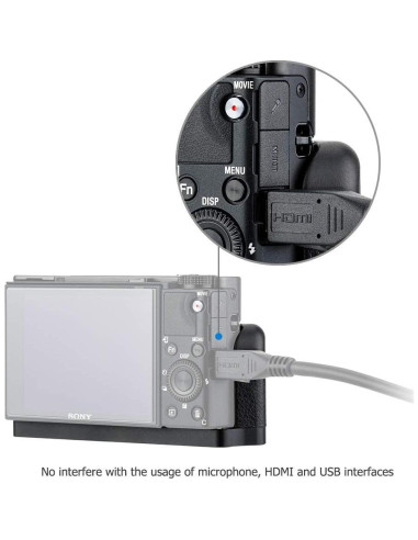 Soporte de Mano JJC para Sony RX100 VII - Antideslizante y Duradero