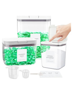 Contenedor de 3 Paquetes Miuhoemy para Cápsulas de Lavandería