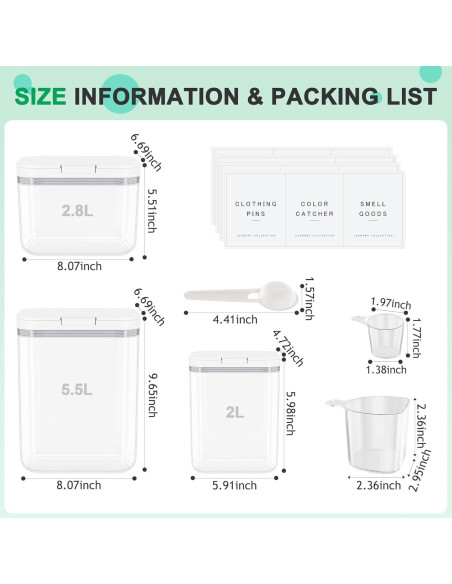 Contenedor de 3 Paquetes Miuhoemy para Cápsulas de Lavandería