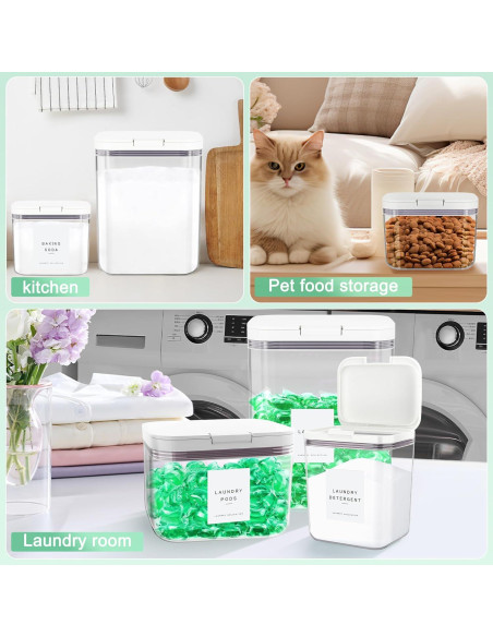 Contenedor de 3 Paquetes Miuhoemy para Cápsulas de Lavandería