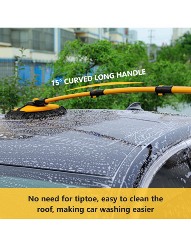 Cepillo de Lavado de Autos DEPOTA con Mango Telescópico 1.22 kg
