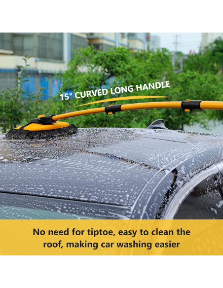 Cepillo de Lavado de Autos DEPOTA con Mango Telescópico 1.22 kg