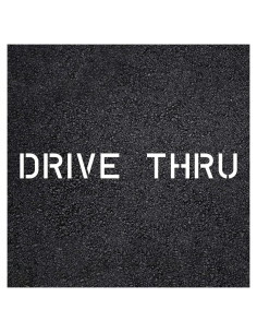 Plantilla de Drive Thru 60 cm Marketing Holders - 3MM Grosor