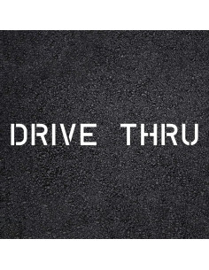 Plantilla de Drive Thru 60 cm Marketing Holders - 3MM Grosor 2