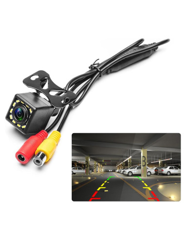 Cámara de Respaldo CAMECHO 12-LED Impermeable 170